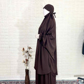 Brown Two Pc Jilbab